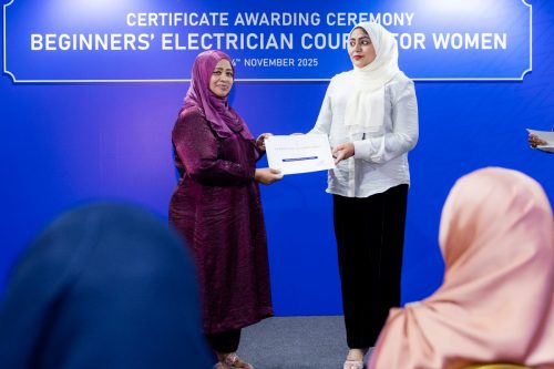 Certificate Awarding Ceremony of Beginners’ Electrician Course
