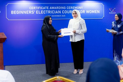 Certificate Awarding Ceremony of Beginners’ Electrician Course