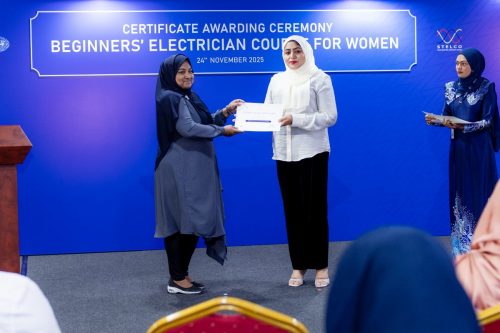 Certificate Awarding Ceremony of Beginners’ Electrician Course