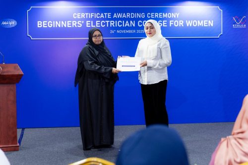 Certificate Awarding Ceremony of Beginners’ Electrician Course