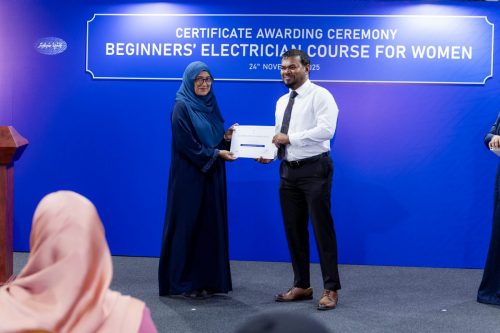 Certificate Awarding Ceremony of Beginners’ Electrician Course