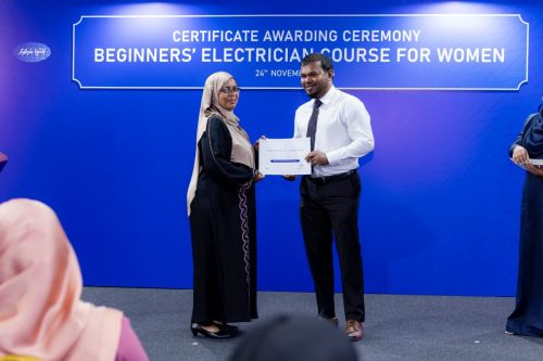 Certificate Awarding Ceremony of Beginners’ Electrician Course