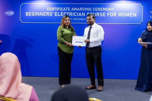 Certificate Awarding Ceremony of Beginners’ Electrician Course