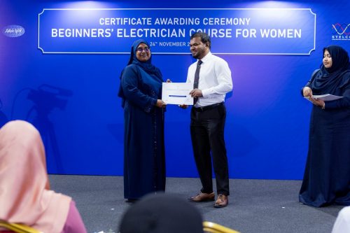 Certificate Awarding Ceremony of Beginners’ Electrician Course