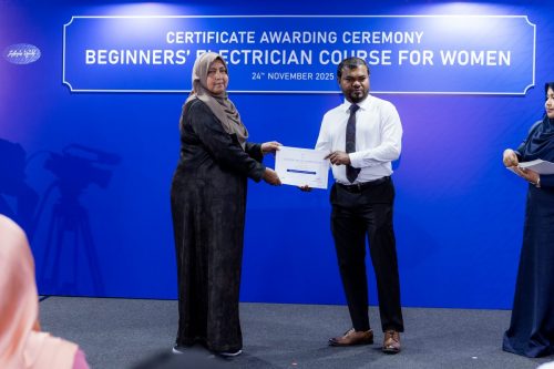 Certificate Awarding Ceremony of Beginners’ Electrician Course