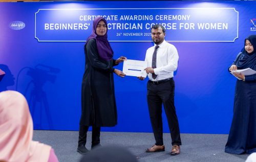 Certificate Awarding Ceremony of Beginners’ Electrician Course