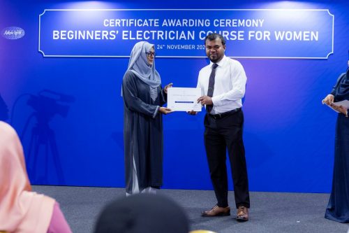 Certificate Awarding Ceremony of Beginners’ Electrician Course