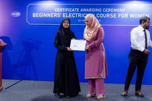 Certificate Awarding Ceremony of Beginners’ Electrician Course