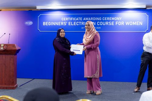 Certificate Awarding Ceremony of Beginners’ Electrician Course
