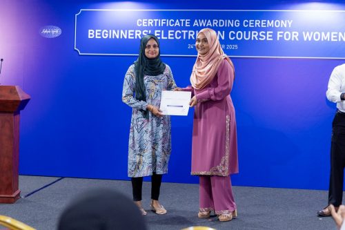 Certificate Awarding Ceremony of Beginners’ Electrician Course