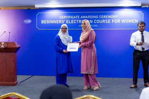 Certificate Awarding Ceremony of Beginners’ Electrician Course