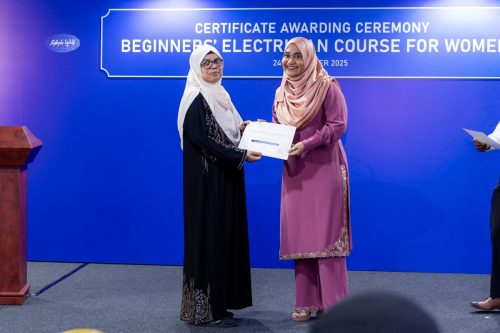 Certificate Awarding Ceremony of Beginners’ Electrician Course