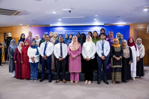 Certificate Awarding Ceremony of Beginners’ Electrician Course